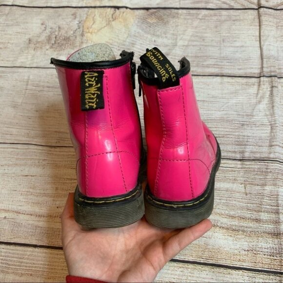 Dr. Martens Pink Boots Size 5 - Picture 6 of 9